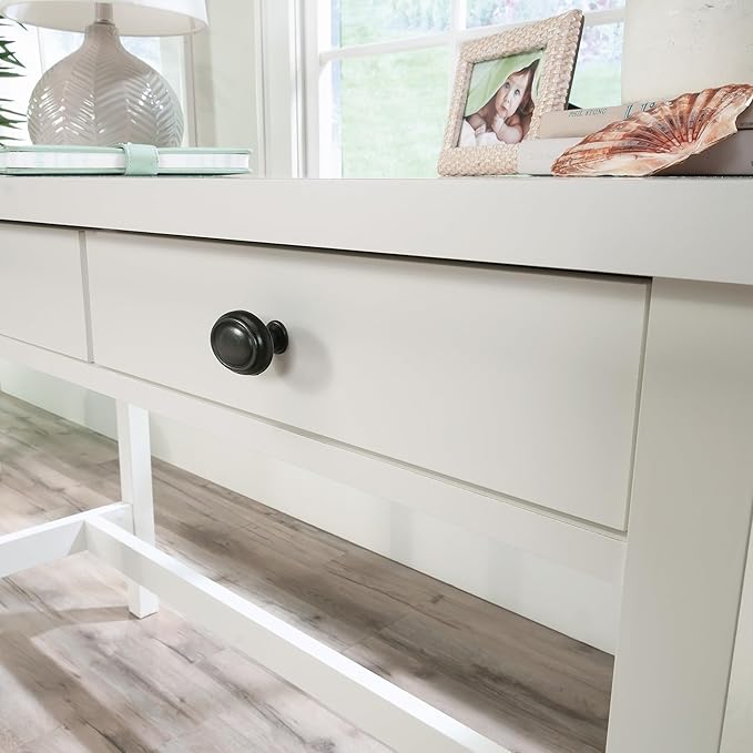 Sauder County Line Desk, Soft White Finish