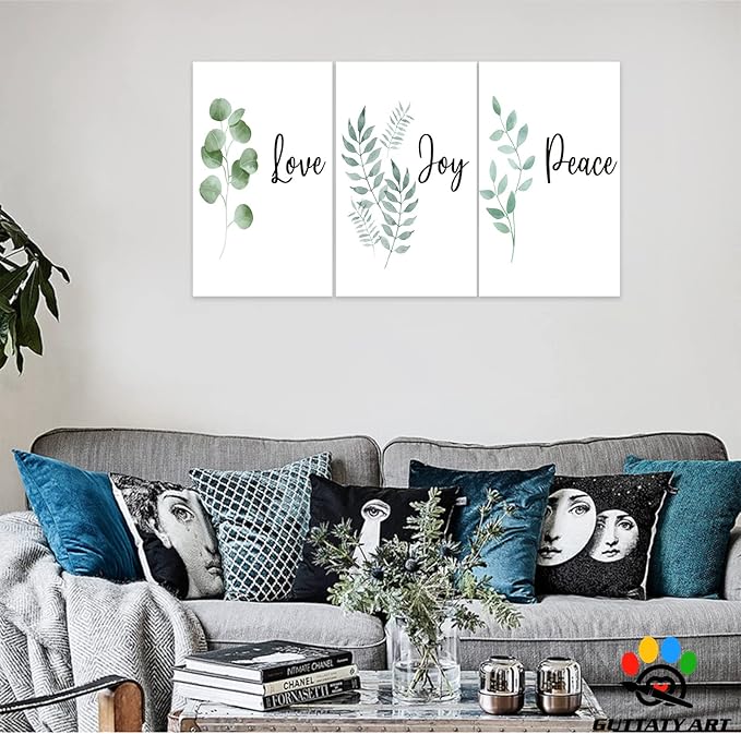 Office Wall Art-3 Panel Motivational Wall Art, Inspirational Quotes Canvas Art for Home Office Wall Decor,Positive Quote Wall Decor, Entrepreneur Words Poster Frame for Company Wall Decor 20”x30”x3Pcs