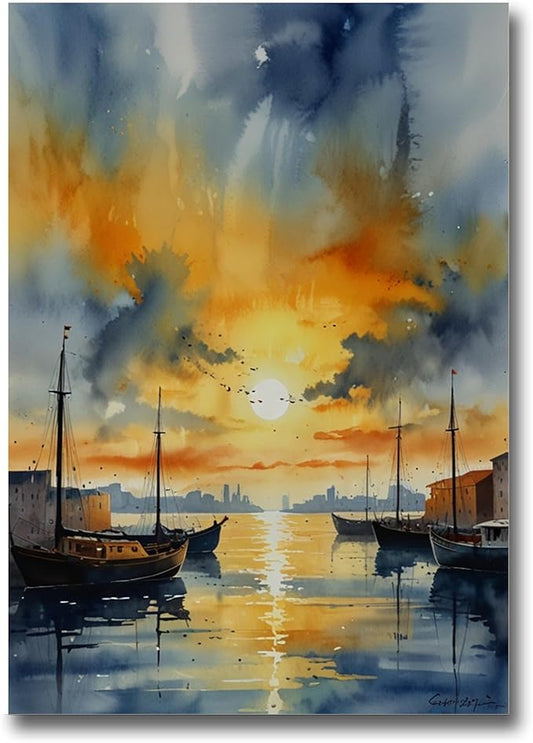 Colorful Abstract Painting Abstract Poster Art Large Artwork Office Painting Large Painting Poster Artwork Poster Wall Art, Decor