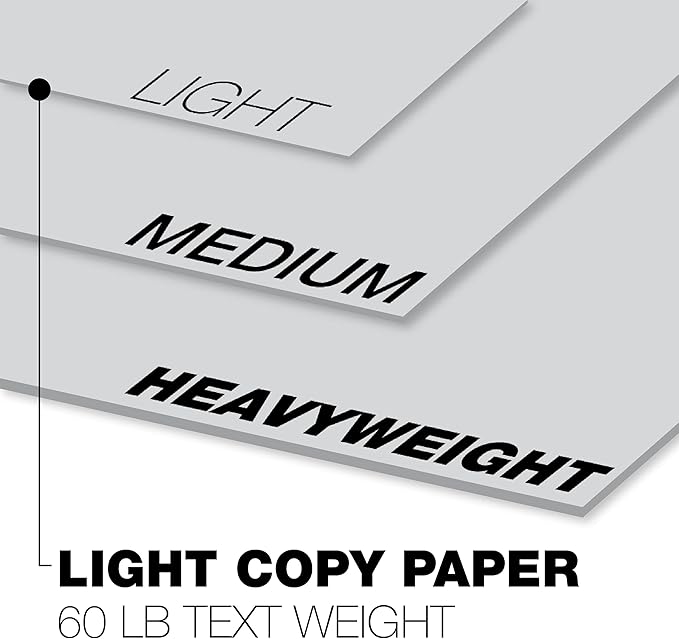Springhill 8.5” x 14” Gray Copy Paper, 24lb Bond/60lb Text, 89gsm, 5,000 Sheets (10 Reams) – Colored Printer Paper with Smooth Finish – Versatile and Flexible Computer Paper – 024069C