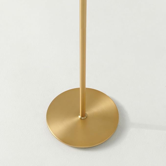 Brightech Gemini Dimmable Floor Lamp with Two Lights - Modern Tall Tree Lamp for Bedroom, Office, Living Room - Gold/Brass