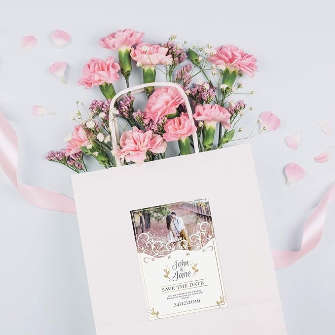 A-SUB Premium Photo Paper High Glossy 8.5x11 Inch 66lb for Inkjet Printers 50 Sheets,Single Sided