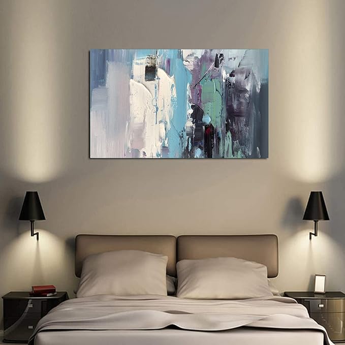 Minimalist Abstract Painting Office Decor Abstract Art Print Contemporary Painting For Living Room Canvas Wall Art Abstract Long Horizontal Wall Art Contemporary Painting Famous Modern Paintings