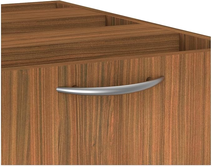 Alera Alera Valencia Series Full Pedestal File, Left/Right, 3-Drawer: Box/Box/File, Legal/Letter, Modern Walnut,15.63 x 20.5 x 28.5
