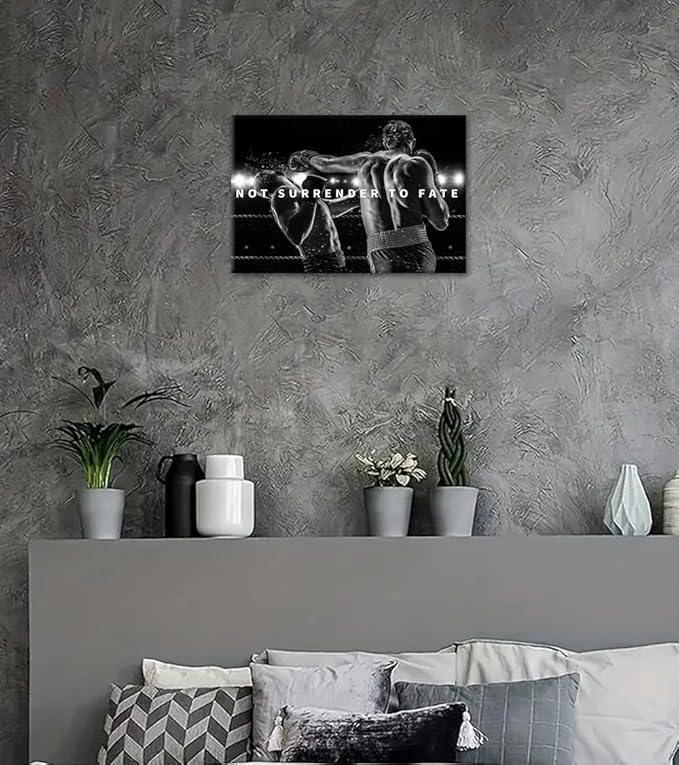 Novatique Motivational Quotes Wall Art Inspirational Wall Art Canvas Poster Positive Affirmations Wall Art for Office Bedroom,12 x 16inch
