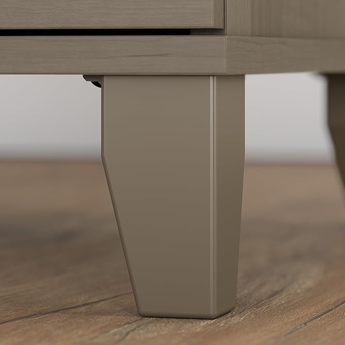 Bush Home 72-inch Home Office Desk with Drawers, Large Computer Table for Personal Workspace, Somerset Collection, Ash Gray