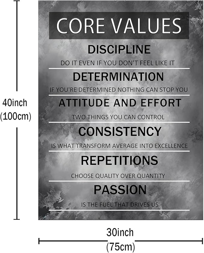 Black And White Inspirational Quotes Canvas Wall Art Entrepreneur Quotes Motivational Poster Print Use for Home Living Room Bedroom Office Wall Decor Framed Ready to Hang [30''Wx 40''H]