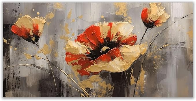 VOCBAN Office Artwork Wall Decor Grey Wall Art Bathroom Decor Modern Artwork Picture Wall Decor for Office Kitchen Prints Paintings for Home Decor-60x120cm(24x45in) Unframed