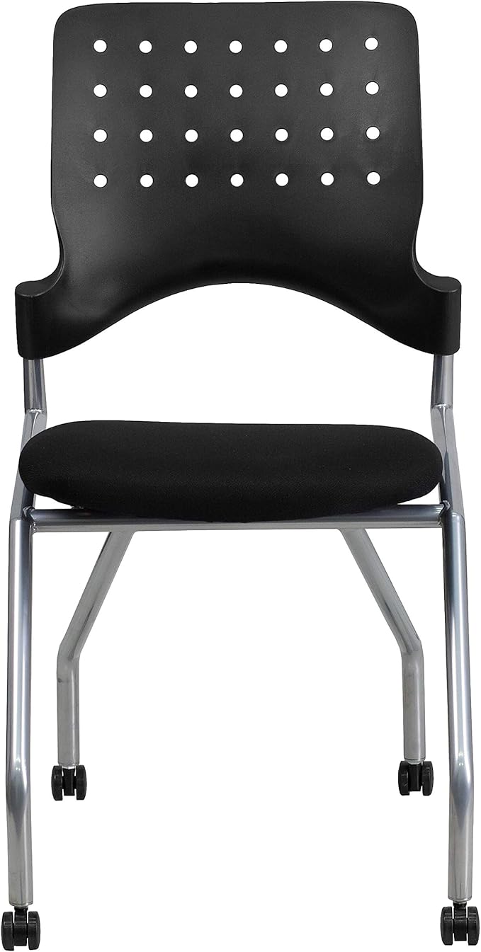 Flash Furniture Galaxy Mobile Nesting Chair with Black Fabric Seat