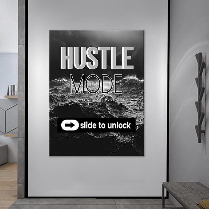 Motivational Canvas Wall Art Office Decor Large Size Poster Print Inspirational Quotes Picture Painting Artwork for Modern Home Living Room Gym School Workplace Stretched and Framed [30''Wx 40''H]