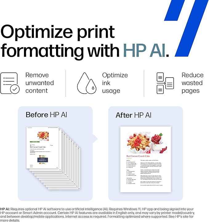 HP LaserJet Pro 4001dw Wireless Black & White Printer, Best-for-Office (2Z601F)
