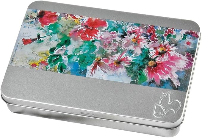 Watercolor Postcard 230 GSM, Rough Texture, Metal Case, 10.5x14.8 cm, 30 fls