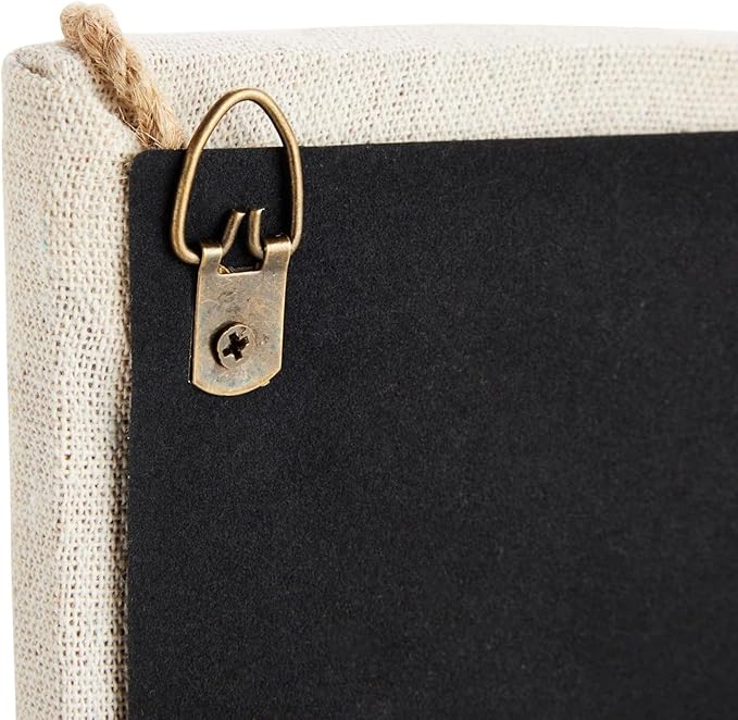 Farmlyn Creek Rectangular Fabric Bulletin Board - Picture Board for Photos - Farmhouse Style & Office Wall Decor - 16 x 12 in, Beige