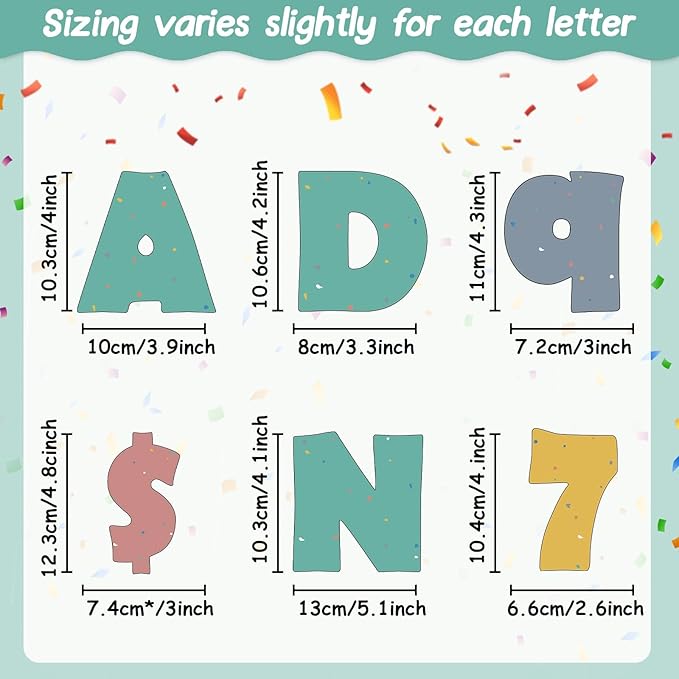 260pcs Bulletin Board Letters for Classroom 4” Letters Combo Pack Set We Belong Classroom Decorations Alphabet Numbers Symbols Letters for Bulletin Board Cutouts Card for Classroom Decor