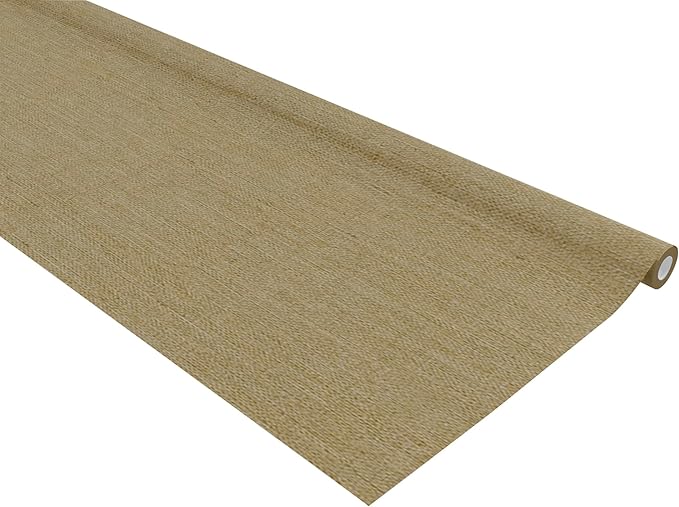 Fadeless Bulletin Board Paper, Fade-Resistant Paper for Classroom Decor, 48” x 50’, Natural Burlap, 1 Roll