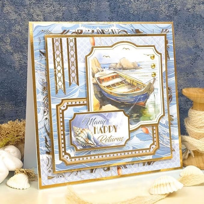 Hunkydory - Deluxe Craft Pad - Card Making Collection (Nautical Moments)