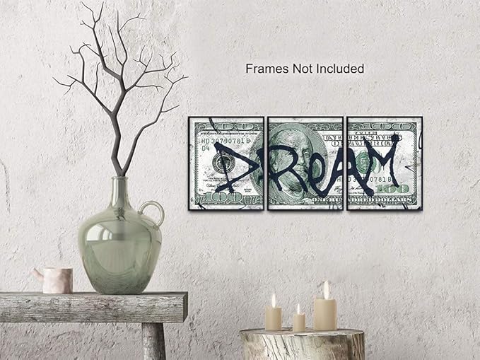 Motivational Wall Art - 8x10 Motivational Posters - Entrepreneur Wall Art - Office Decor - Home Office Decor - Graffiti - Entrepreneur Gifts