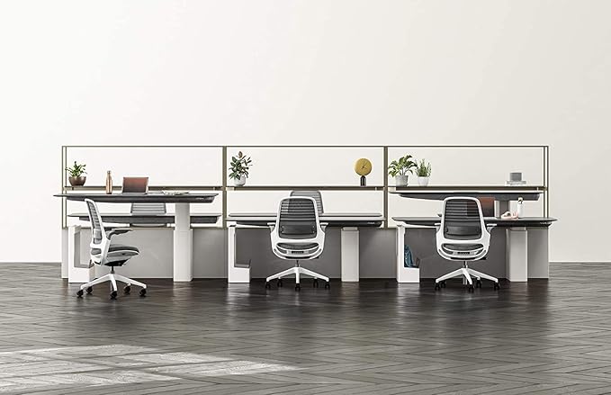 Steelcase Series 1 Work Chair Office Chair - Scarlet, Hard Floor Casters