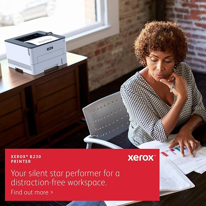 Xerox B230/DNI Printer - 36 ppm Black and White Laser, Wireless