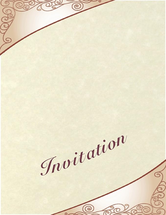 50 White Parchment 65lb Cover Weight Paper 8.5 X 14 Inches Cardstock Colored Sheets Legal Size -Printable Old Parchment Semblance