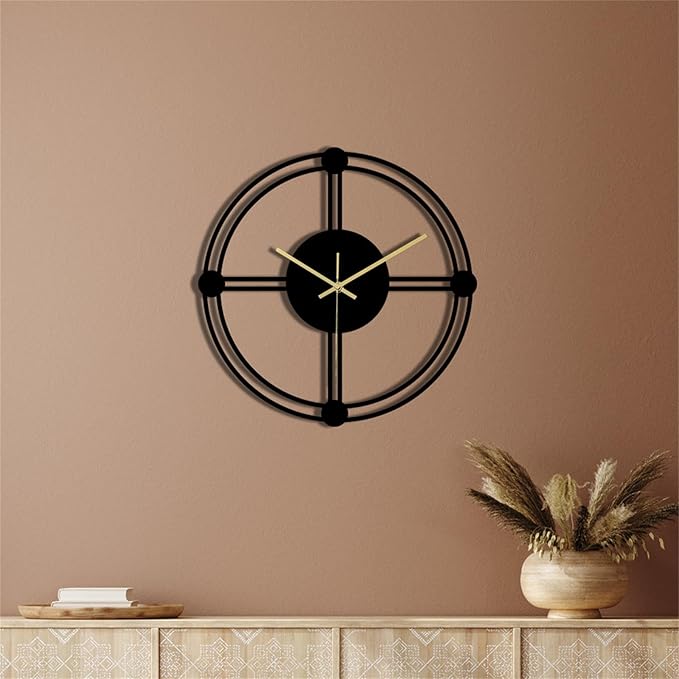 Wall Clock Accurate Timekeeping Wall Clock Not Ticking Battery Operated Wall Clock Minimalistic Wall Clock for Kitchen Offices Clock (Jscc003 A)