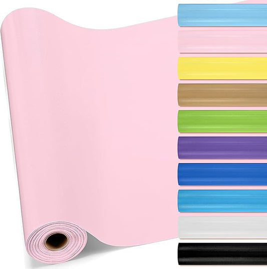16 in x 40 Ft Fabric Bulletin Board Roll Classroom Non Woven Fabric Background Decorations Waterproof Wrinkle Resistant Bulletin Board for Back to School Wall Decor(Pink,Pure)