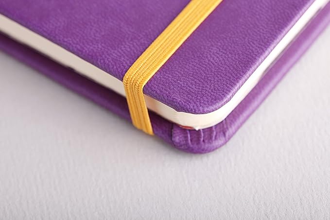 Rhodia Rhodiarama Webnotebook - Lined 96 Sheets - 5 1/2 x 8 1/4 - Purple Cover