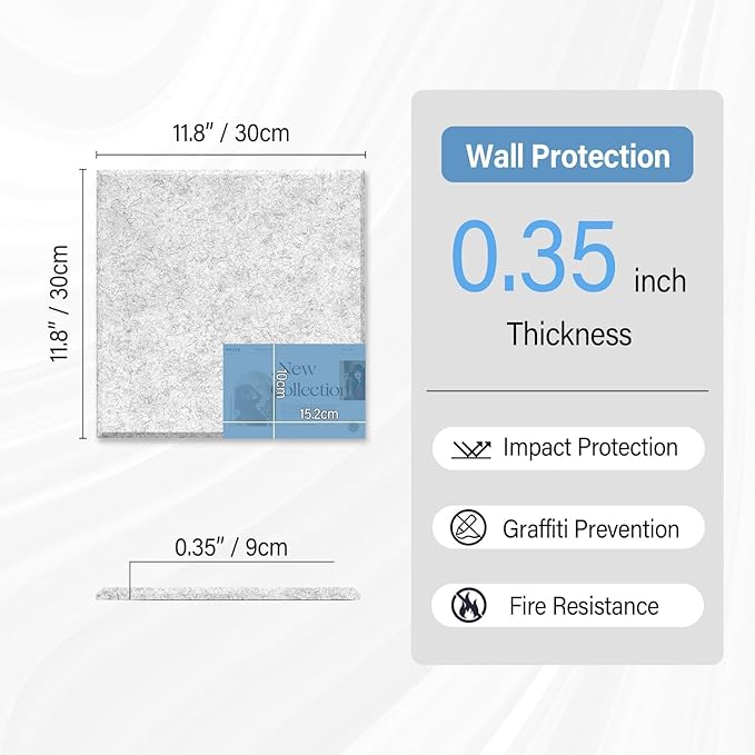Large Cork Boards for Walls – 36" x 24" Self Adhesive Felt Wall Tiles, Ideal for Office Black Bulletin Board, Easy to Install Pin Board Photo Board