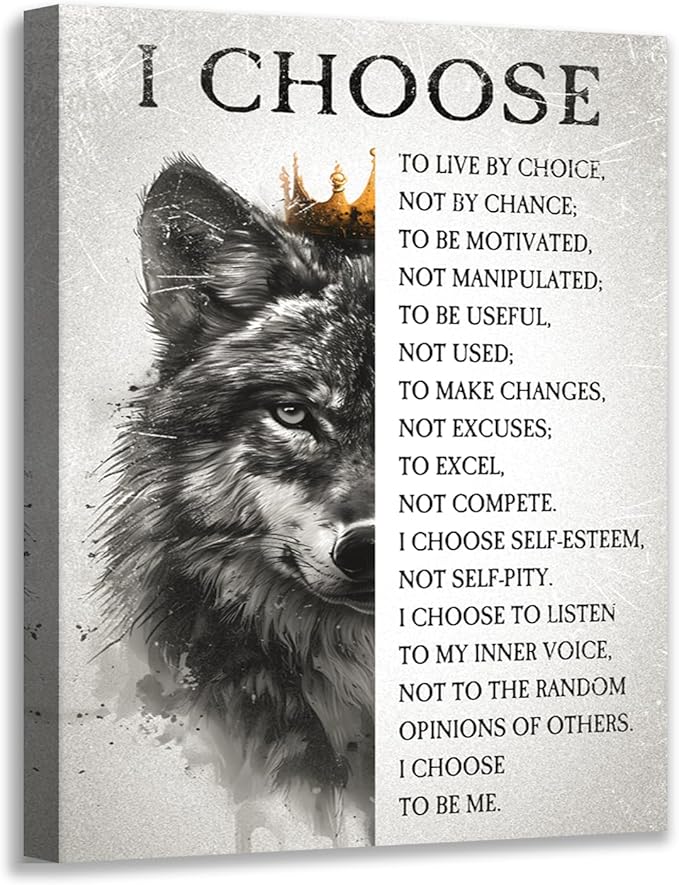 Novatique Inspirational Wall Art Canvas Poster for Bedroom Motivational Quotes Canvas Wall Art Inspirational Entrepreneur Quotes Print for Office,12 x 16inch