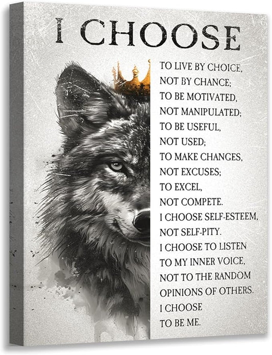 Novatique Inspirational Wall Art Canvas Poster for Bedroom Motivational Quotes Canvas Wall Art Inspirational Entrepreneur Quotes Print for Office,12 x 16inch