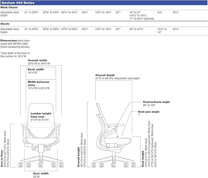 Steelcase Gesture Office Desk Task Chair with Headrest Plus Lumbar Support and Hard Floor Soft Casters Cogent Connect Scarlet Fabric Low Platinum Light Frame (Light/Light)