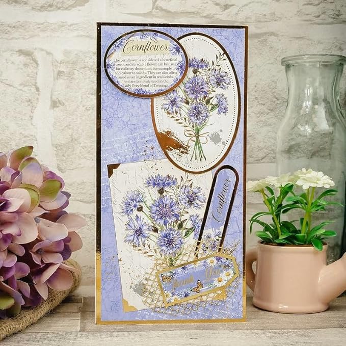 Hunkydory - Deluxe Craft Pad - Card Making Collection (Wildflowers)