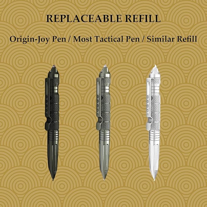 Origin-Joy 30 PCS Ink Pen Refills, Replaceable Ballpoint Pen Refills, 1mm Medium Tip (Blue)