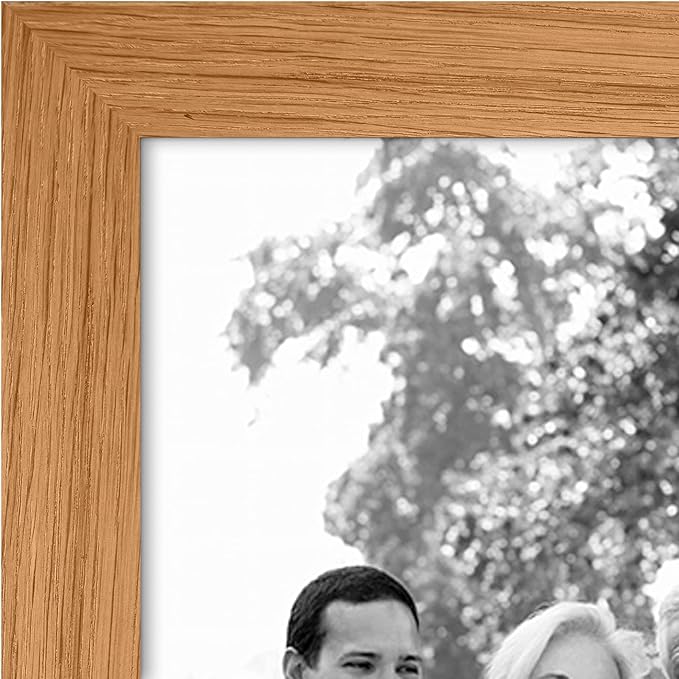 Americanflat Set of 10 Picture Frames with Shatter-Resistant Glass - Gallery Wall Frame Set with Two 8x10, Four 5x7 and Four 4x6 Frames - Signature Collection - Dark Oak