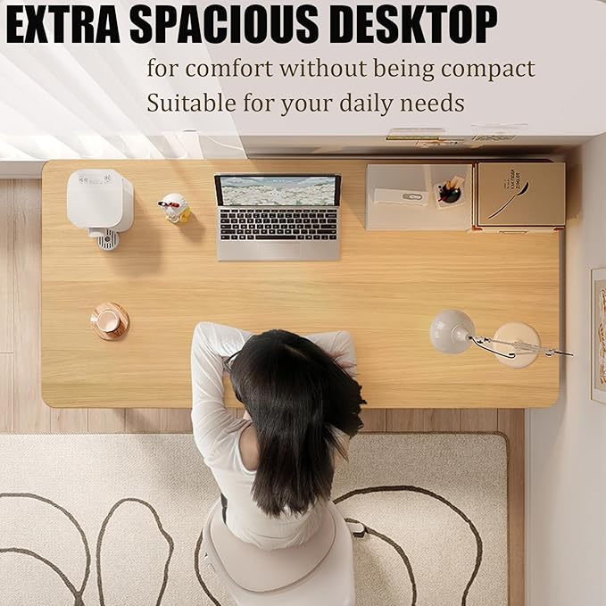 Computer Desk Modern Simple Style Desk for Home Office, 47.2 inch Small Writing Table or Bedroom