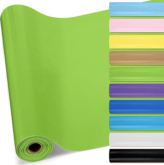 16 in x 40 Ft Fabric Bulletin Board Roll Classroom Non Woven Fabric Background Decorations Waterproof Wrinkle Resistant Bulletin Board for Back to School Wall Decor(Fruit Green,Pure)