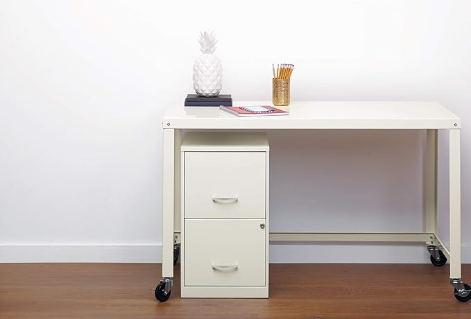 18" Deep 2 Drawer Metal File Cabinet