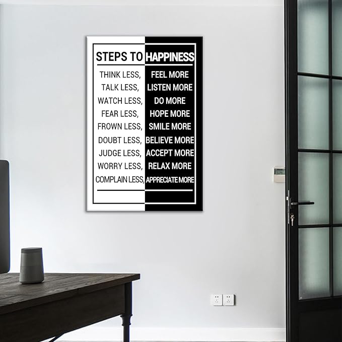 Inspirational Gym Wall Art Picture Painting Powerful Motivational Entrepreneur Quotes Poster Print Positive Print Artwork for Living Room Room Workplace Home Office Ready to Hang [24''Wx36''H]