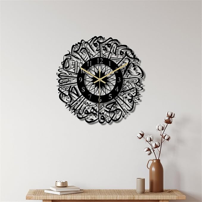 Wall Clock Accurate Timekeeping Wall Clock Not Ticking Battery Operated Wall Clock Minimalistic Wall Clock for Kitchen Offices Clock (Jscc014 A)
