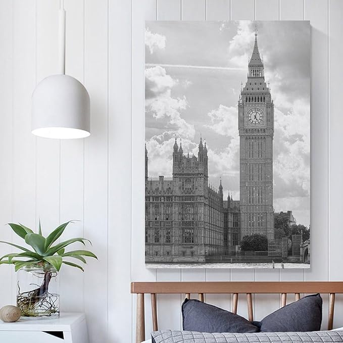 Room Decoration Poster Canvas Painting Architectural Art Office Home Wall Decoration Unframe-style-1 24x36inch(60x90cm)