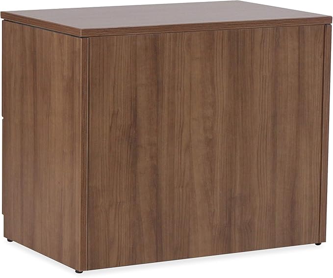 Lorell Essentials Series Walnut Laminate Lateral File