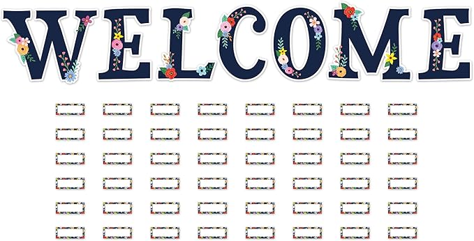 Teacher Created Resources Wildflowers Welcome Bulletin Board (TCR6695)