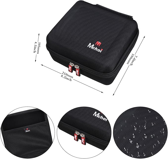Mchoi Hard Case Fits for Kodak Dock Plus 4PASS / Kodak Dock Premium 4x6 Portable Instant Photo Printer, Case Only (Black)