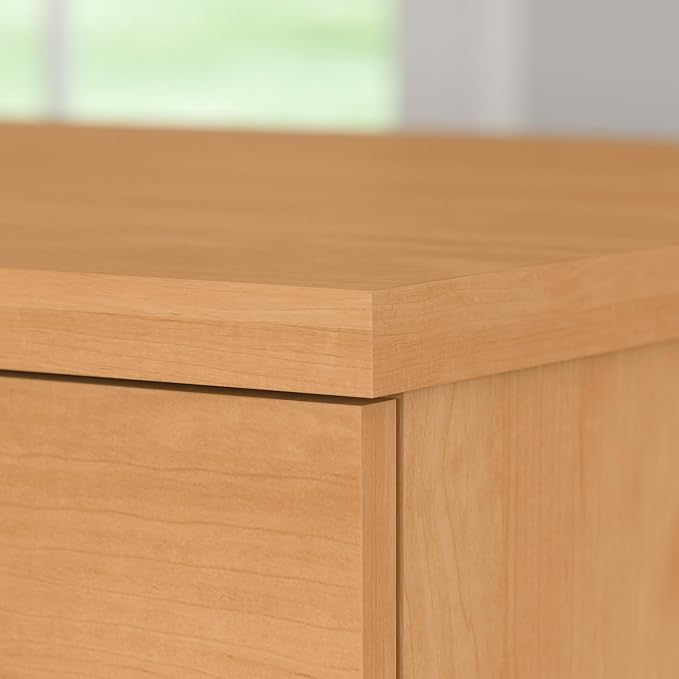Bush Home 72-inch Home Office Desk with Drawers, Large Computer Table for Personal Workspace, Somerset Collection, Maple Cross