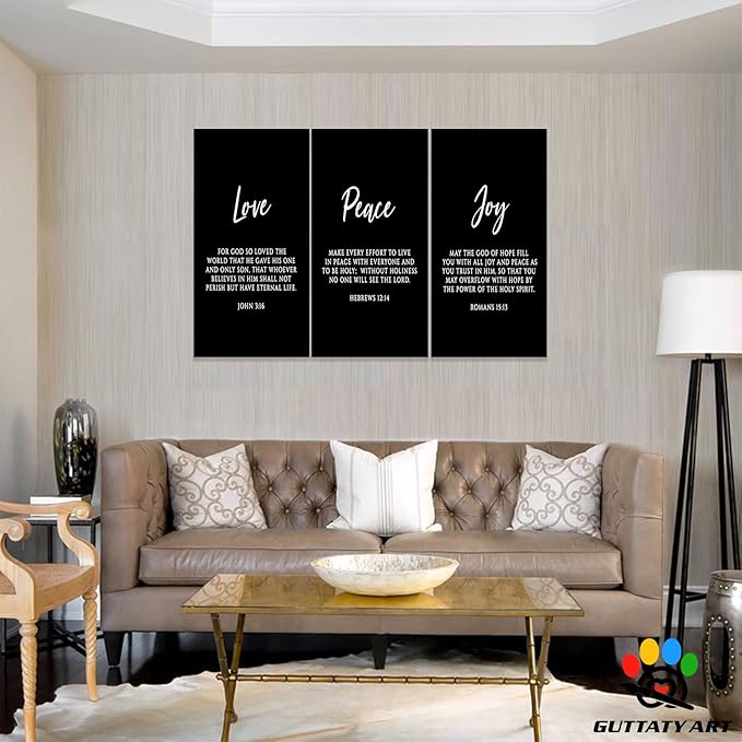 Office Wall Art-3 Panel Motivational Wall Art: Inspirational Quotes Canvas Art for Home Office, Positive Quote Poster Frame, 20'x30'x3Pcs