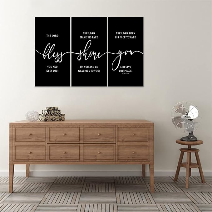 Office Wall Art-3 Panel Motivational Wall Art, Inspirational Quotes Canvas Art for Home Office Wall Decor,Positive Quote Wall Decor, Entrepreneur Words Poster Frame for Company Wall Decor 12”x24”x3Pcs