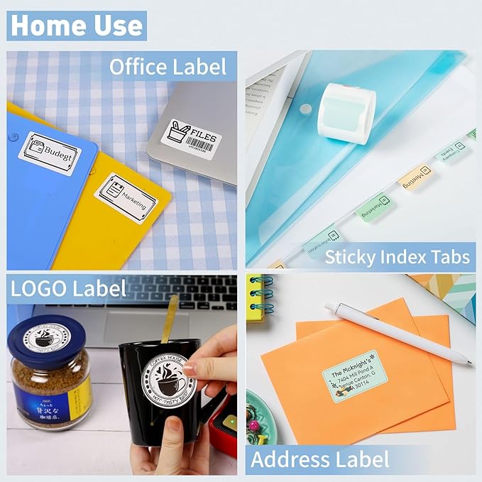 LMASBLTER B1 Label Maker, 2 Inch Barcode Printer, Portable Sticker Maker Machine for Barcode, Name, Address, Labeling, Mailing, Home, Office & Small Business, Compatible with Phones&PC-Green