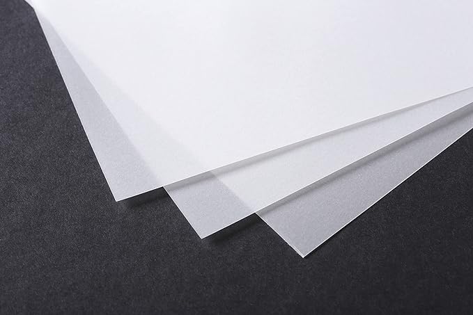 Clairefontaine - Ref 97853C - Tracing Paper (12 Sheets) - A4 Sized, 90/95g, High Transparency, Smooth Surface, Acid Free, Printable - Suitable for Ink, Marker & Pencil