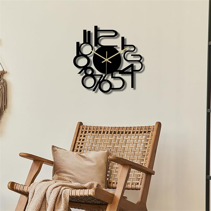 Wall Clock Accurate Timekeeping Wall Clock Not Ticking Battery Operated Wall Clock Minimalistic Wall Clock for Kitchen Offices Clock (Jscc018 A)