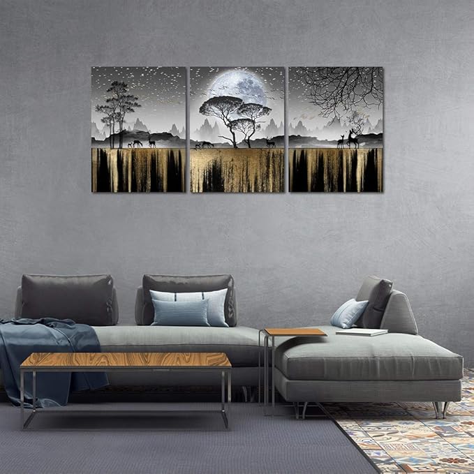 Wall Art For Living Room family wall decor for bedroom black and white wall pictures tree Canvas art Print for bathroom wall Painting artwork For office kitchen Home decor inspiration wall decoration